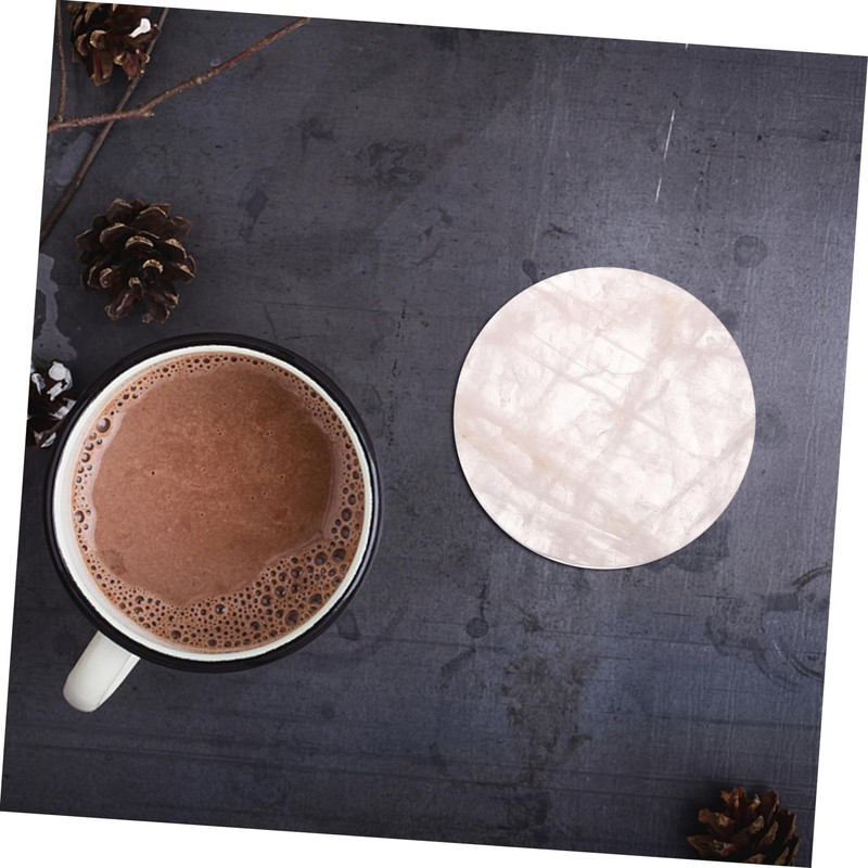 MAGICLULU Stone Coaster Water Mat Round Crystal Coaster for Drinks