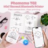 Phomemo T02 Portable Pocket Mini Thermal Printer Photo Inkless Bluetooth