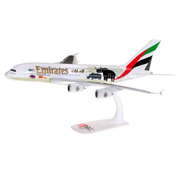 herpa 612180 – Airbus A380, Emirates „United for Wildlife“, Wings,