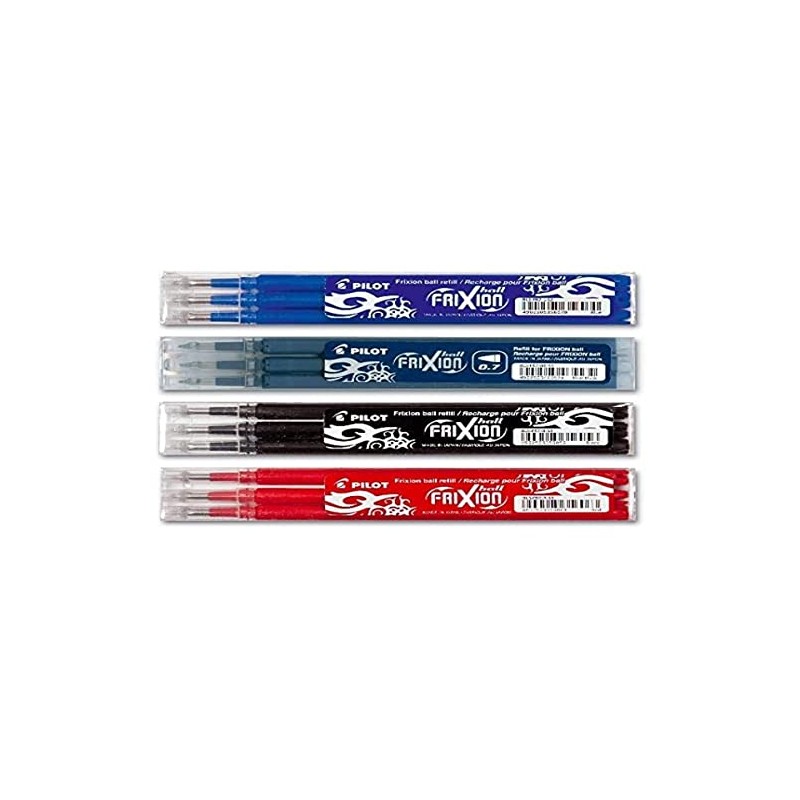 Pilot FriXion Rollerball Pens - 4 Refill Packs of 3