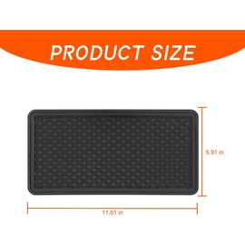 Bittwee Alfombrilla Antideslizante para Tablero de Coche, Almohadilla de Goma Adhesiva para Tablero de Vehículo, Accesorios de Fijación Interior Pegajosos de Agarre Multifuncionales para Auto