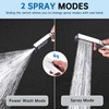 G-Promise All Metal Square 2 Function Handheld Shower Head, with