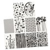 DOITOOL 10pcs Plastic DIY Embossing Folder for Card Making Scrapbooking