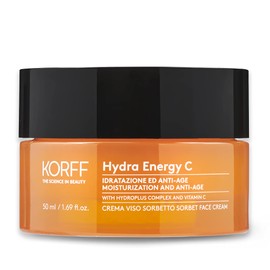 Korff Hydra Energy C Face Cream with Hydroplus Complex, Moisturising Formula with Hyaluronic Acid for Normal and Mixed Skin, 50 ml
