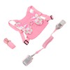 Toddler Harness Leashes with Retractable Wrist Link Pink 1.5M Rope