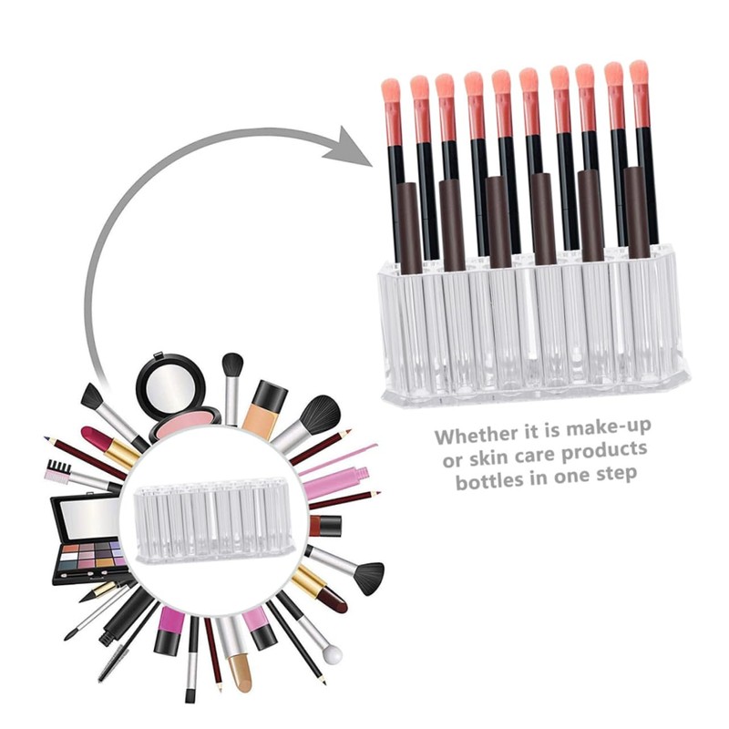 FRCOLOR 26 Pen Display Stand Makeup Brush Organizer Eyeliner Stand
