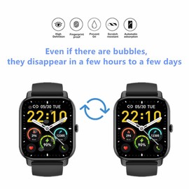 MIHENCE Screen Protector Compatible with Nerunsa 1.85 Inch Smartwatch, TPU HD Screen Protector Compatible with Nerunsa P66B / P66D / P66E / P66DMB / P66RD Smartwatch [Pack of 6]