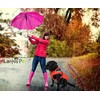 Lautus Pets Dog Rain Coat - Waterproof, Reflective, Bright Orange