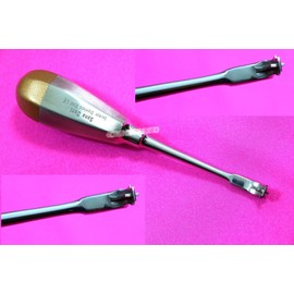 German Stainless Dental Crown Remover Spreader -Offset Crown Splitter Remover Elevator Handle Dental