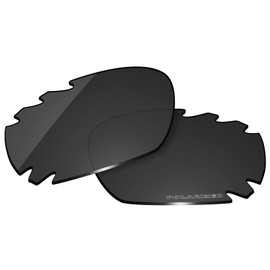 OOWLIT Replacement Sunglass Lenses for Oakley Jawbone Vented Black Dark Gery Polarized