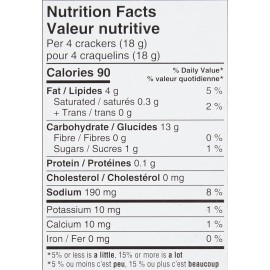 Dare Breton Gluten Free Garden Vegetable Crackers, 135g/4.7 oz. Box