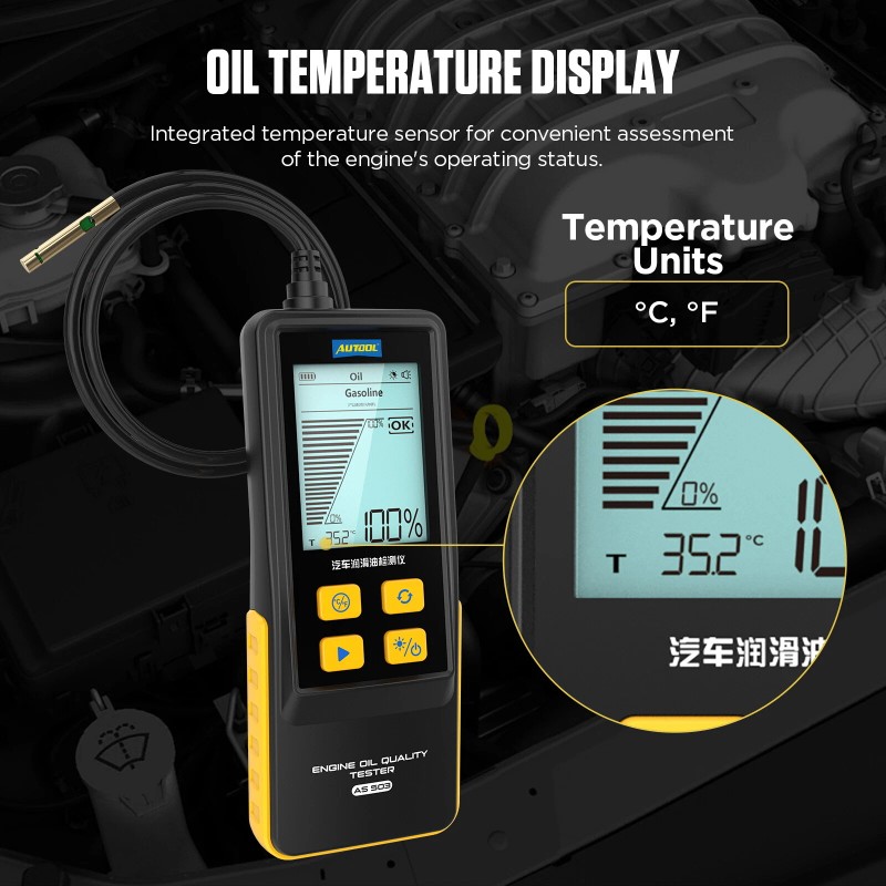 AUTOOL Brake Fluid Tester /Engine Oil Quality Tester /Transmission Fluid