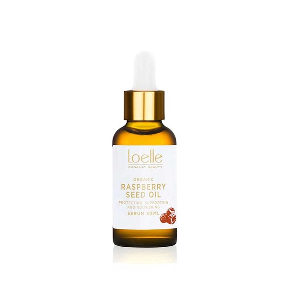 Loelle - 100% Pure Raspberry Seed Oil for Face, Body, Hands and Hair - Dry Body Oils Help Brighten Sunspots - Organic Face and Anti-Wrinkle Products (30ml)