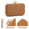 Freie Liebe Straw Clutch Purses for Women Formal Summer Evening
