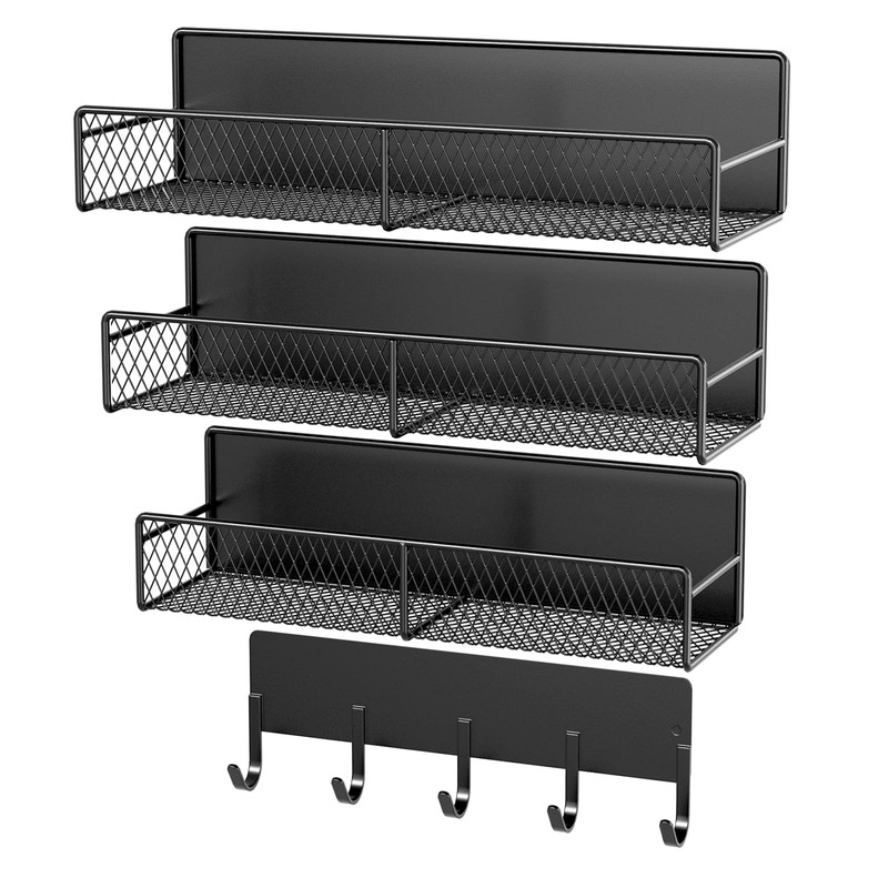 4 Pack Magnetic Shelves for Washing Machine, Heavy-Duty Magnetic Laundry