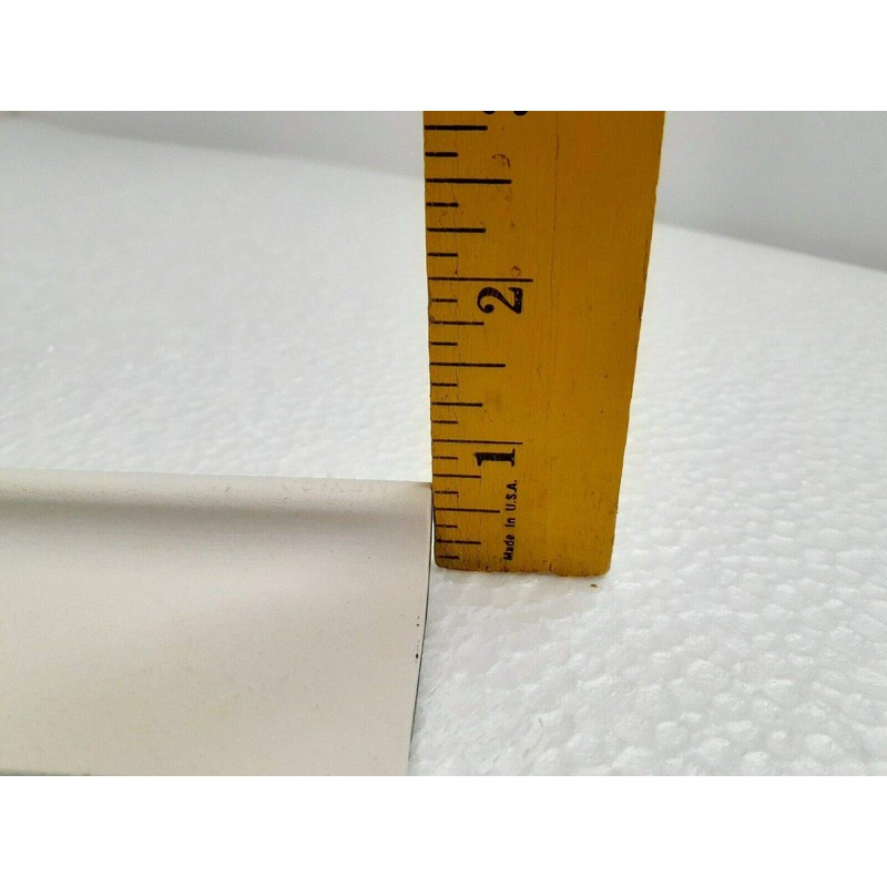 Black 2 x 6 in Ceramic Tile Bullnose Mud Cap