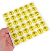 TOPPERFUN 400Pcs Electrical Grounding Stickers Safety Protective Earth Warning Label