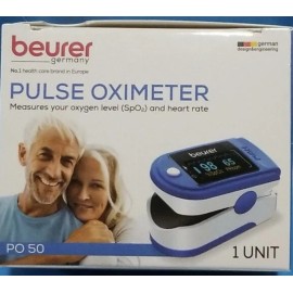 Beurer PO50 Fingertip PULSE OXIMETER, Blood Oxygen Saturation Heart Rate Monitor