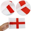 5Pcs St George Hand Flags England Hand Waving Fabric Mini