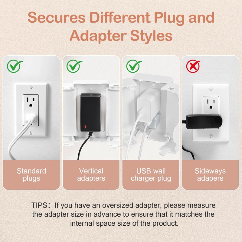 Havenso Child Proof Outlet Cover, Double Lock System, Duplex &