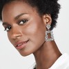 BriLove Statement Drop Earrings Boho Bohemian Style Rhinestone Marquise Rectangle