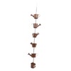 Rain Chain Watering Can Bucket Shaped Decorative 6 Cups Rainwater