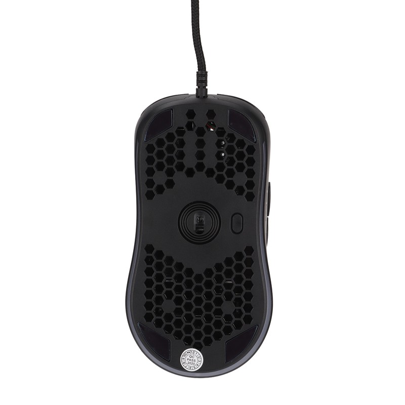 Mechanical Mouse RGB Backlight 6400DPI Ergonomic Honeycomb Usb Wired Gaming