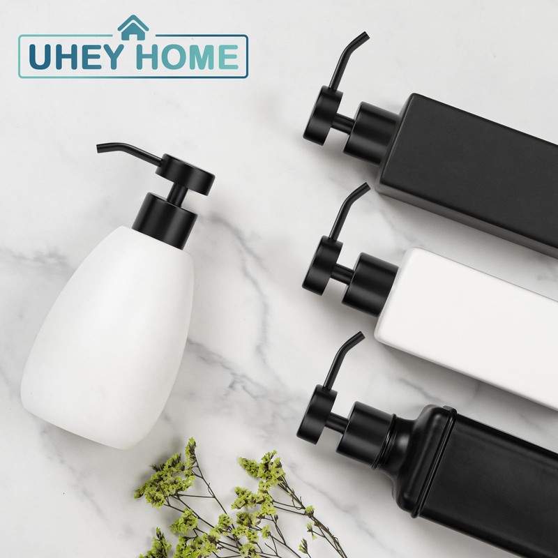 UHEY HOME Soap Dispenser Pump Replacement 304 Stainless Steel for
