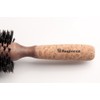 Regincós 20829 Round Hair Brush, Mixed Bristle Wood Body with