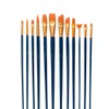 Artist Brush Set Long Handled Mixed for Acrylic Paints Watercolour