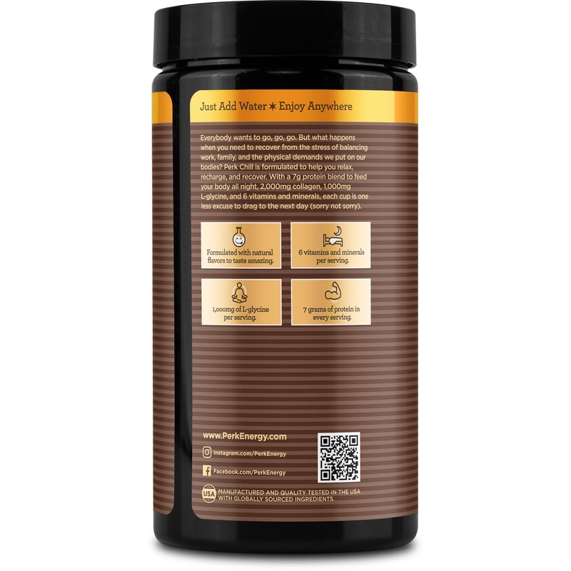 Perk Chill Chai Latte Flavored Drink Mix (18 Servings) -