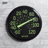 Taylor Glow in the Dark Wall Indoor Outdoor Thermometer, Wireless