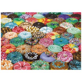 Diiopoty Jigsaw Puzzles for Adults 1000 Pieces Donuts Colorful Doughnuts Challenging Puzzle Fit Together Perfectly Family Fun Puzzles Games 27.6" x 19.7"