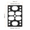 PATIKIL Skateboard Riser Pads, 2 Pack PU 3x2 Skateboard Riser