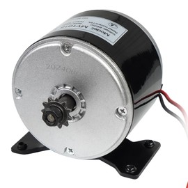 Dexepe 24V Electric Scooter Motor Brushed Electric Motor Compatible with E Scooter Drive Speed Control Razor E300 E300S E325 MX350 MX400 350W Wind Turbine PMA