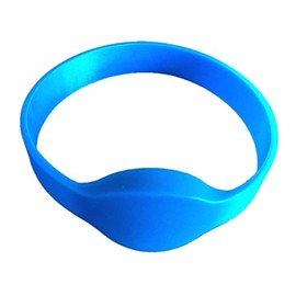 rfid wristband 125KHZ EM4100 Read only 60mm diameter for Adult size pack of 5 (blue)