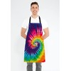 Wasach Tie Dye Apron,Adjustable Neck Bib Apron for Men Women,Suitable