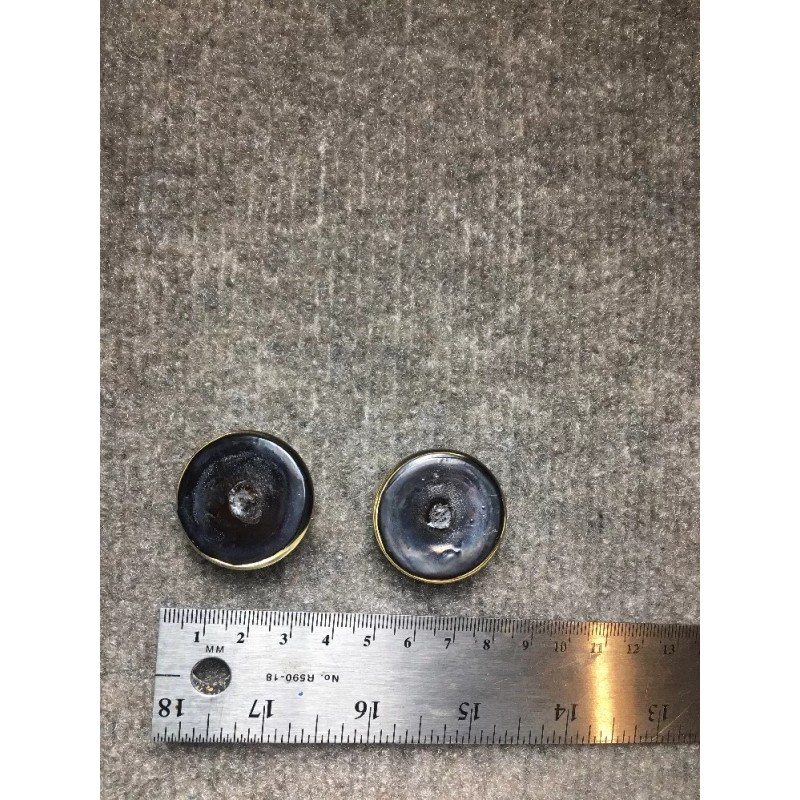 Glass Eyes One Pair 32MM Taxidermy Brown With Slit Pupil