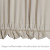 PANOVOUS Curtains for Side Door Windows - Rod Pocket Blackout