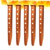 KOMBIUDA 6pcs U-Shaped Aluminum Tent Stakes for Snow and Beach