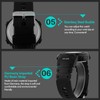 CakCity Mens Digital Waterproof Sports Watch LED Screen Large Face