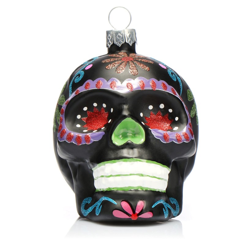 com-four® Christmas tree decorations Skulls - Christmas pendants for the