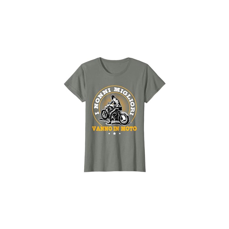 Motociclista I Nonni Migliori Vanno In Moto motociclisti Maglietta