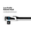 Capri Tools Fine 90-Tooth Ratchet Set, Ergonomic Soft Grip, 1/4,