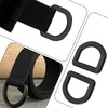 eMagTech Pack of 20 25 mm Plastic D Rings Semicircular