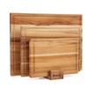 Cokka Praca Teak Cutting Board Set with Stand | 3