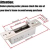 UHPPOTE ANSI Standard Heavy Duty Stainless Steel Finish Electric Strike
