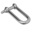 Long D Shackle 304 Stainless Steel Straight Anchor Screw Pin