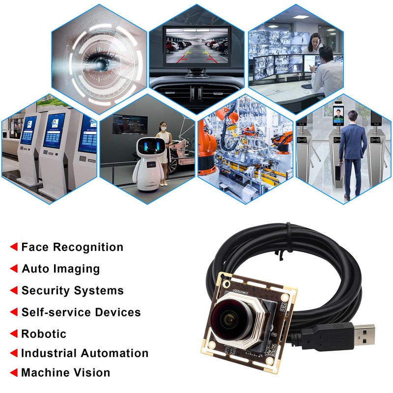 Svpro 5MP 30FPS Auto Focus USB Camera Module, Wide Angle
