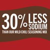 McCormick MILD CHILI, 30% Less Sodium, Seasoning Mix 1.25oz Packets
